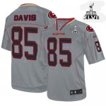 Jerseys Factory Cheap Nike 49ers #85 Vernon Davis Lights Out Gre