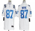 Jerseys Factory Cheap Nike Colts #87 Reggie Wayne White Men's St