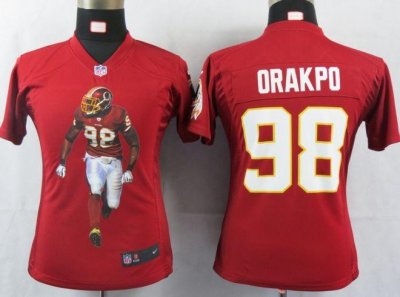 Jerseys Factory Cheap Nike Redskins #98 Brian Orakpo Burgundy Re