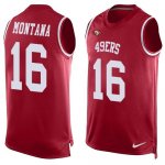 Jerseys Factory Cheap Nike 49ers #16 Joe Montana Red Team Color