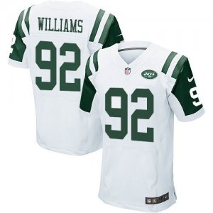 Jerseys Factory Cheap Nike Jets #92 Leonard Williams White Men's