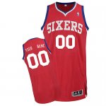 Jerseys Factory Cheap 76ers Personalized Authentic Red NBA Jerse