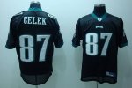 Jerseys Factory Cheap Eagles Brent Celek #87 Stitched Black NFL