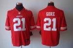 Jerseys Factory Cheap Nike 49ers #21 Frank Gore Red Team Color M
