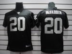 Jerseys Factory Cheap Raiders #20 Darren McFadden Black Embroide