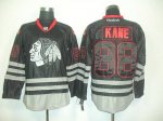 Jerseys Factory Cheap Blackhawks #88 Patrick Kane Black Ice Embr