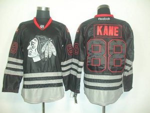 Jerseys Factory Cheap Blackhawks #88 Patrick Kane Black Ice Embr