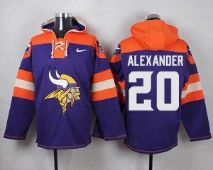 Jerseys Factory Cheap Nike Vikings #20 Mackensie Alexander Purpl