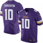 Jerseys Factory Cheap Nike Vikings #10 Fran Tarkenton Purple Tea