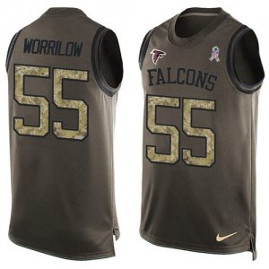 Jerseys Factory Cheap Nike Falcons #55 Paul Worrilow Green Men's