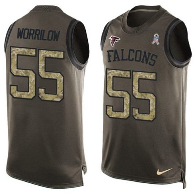 Jerseys Factory Cheap Nike Falcons #55 Paul Worrilow Green Men's