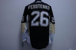 Jerseys Factory Cheap Penguins #26 Ruslan Fedotenko Embroidered