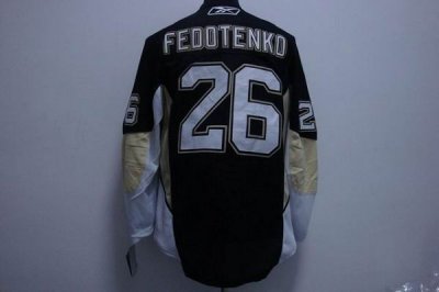 Jerseys Factory Cheap Penguins #26 Ruslan Fedotenko Embroidered