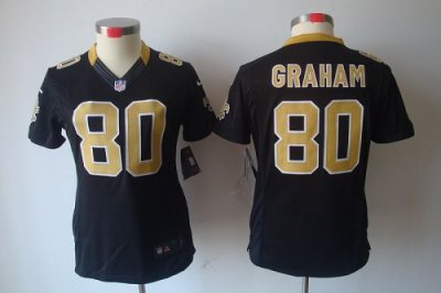 Jerseys Factory Cheap Nike Saints #80 Jimmy Graham Black Team Co