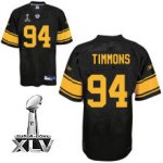 Jerseys Factory Cheap Steelers #94 Lawrence Timmons Black With Y