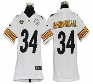 Jerseys Factory Cheap Nike Steelers #34 Rashard Mendenhall White