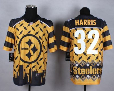 Jerseys Factory Cheap Nike Steelers #32 Franco Harris Gold Men's