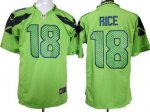 Jerseys Factory Cheap Nike Seahawks #18 Sidney Rice Green Altern