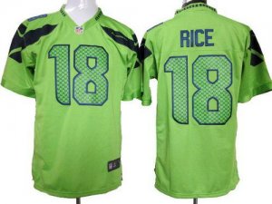 Jerseys Factory Cheap Nike Seahawks #18 Sidney Rice Green Altern