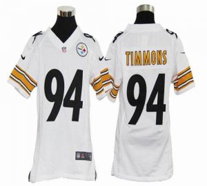 Jerseys Factory Cheap Nike Steelers #94 Lawrence Timmons White Y