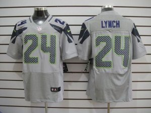 Jerseys Factory Cheap Nike Seahawks #24 Marshawn Lynch Grey Alte