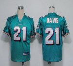 Jerseys Factory Cheap Dolphins #21 Vontae Davis Green Stitched N