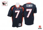 Jerseys Factory Cheap Mithell And Ness Broncos #7 John Elway Blu