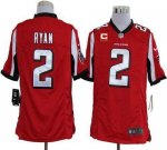 Jerseys Factory Cheap Nike Falcons #2 Matt Ryan Red Team Color W