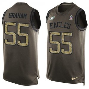Jerseys Factory Cheap Nike Eagles #55 Brandon Graham Green Men's