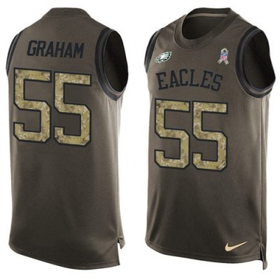 Jerseys Factory Cheap Nike Eagles #55 Brandon Graham Green Men's