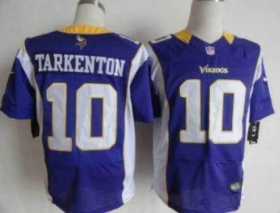 Jerseys Factory Cheap Nike Vikings #10 Fran Tarkenton Purple Tea