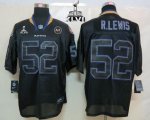 Jerseys Factory Cheap Nike Ravens #52 Ray Lewis Lights Out Black