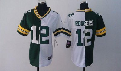 Jerseys Factory Cheap Nike Packers #12 Aaron Rodgers Green/White
