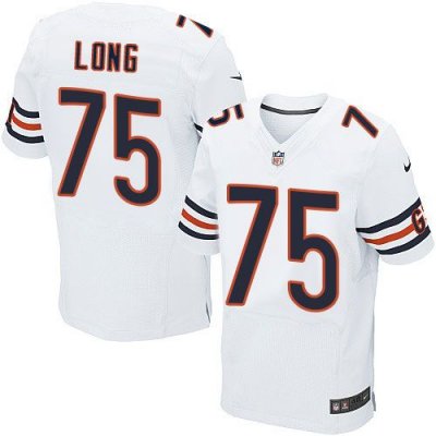 Jerseys Factory Cheap Nike Bears #75 Kyle Long White Men's Stitc