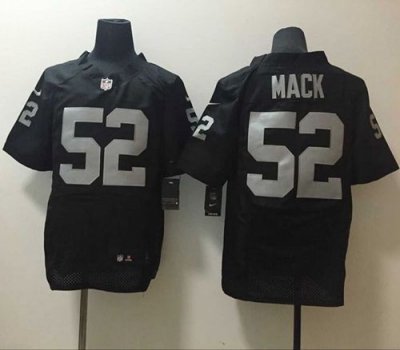 Jerseys Factory Cheap Nike Raiders #52 Khalil Mack Black Team Co