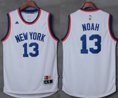 Jerseys Factory Cheap Knicks #13 Joakim Noah New White Stitched