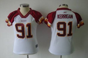 Jerseys Factory Cheap Redskins #91 Ryan Kerrigan White Women's F