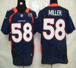 Jerseys Factory Cheap Nike Broncos #58 Von Miller Navy Blue Alte