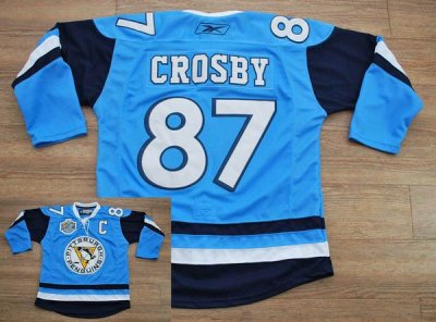 Jerseys Factory Cheap Penguins #87 Sidney Crosby Embroidered Bab