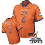 Jerseys Factory Cheap Nike Broncos #7 John Elway Orange Team Col