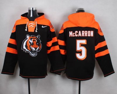 Jerseys Factory Cheap Nike Bengals #5 AJ McCarron Black Player P