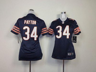 Jerseys Factory Cheap Nike Bears #34 Walter Payton Navy Blue Tea