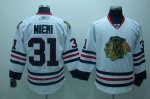 Jerseys Factory Cheap Blackhawks #31 Antti Niemi Embroidered Whi