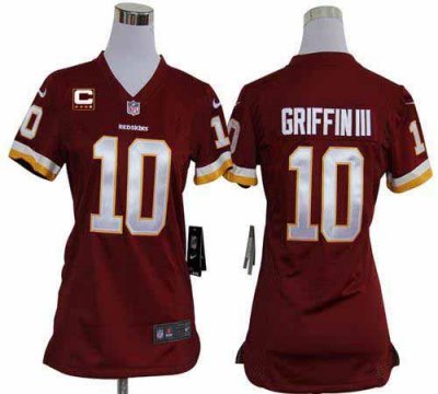 Jerseys Factory Cheap Nike Redskins #10 Robert Griffin III Burgu