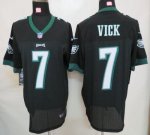 Jerseys Factory Cheap Nike Eagles #7 Michael Vick Black Alternat