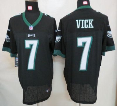 Jerseys Factory Cheap Nike Eagles #7 Michael Vick Black Alternat