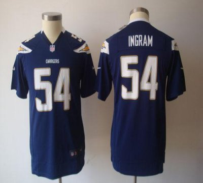 Jerseys Factory Cheap Nike Chargers #54 Melvin Ingram Navy Blue