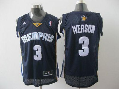 Jerseys Factory Cheap Grizzlies #3 Allen Iverson Revolution 30 D