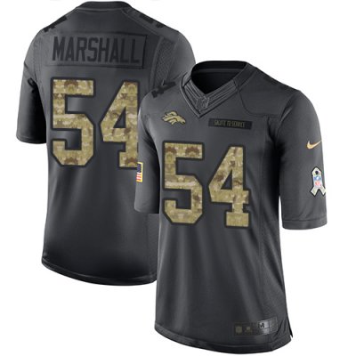 Jerseys Factory Cheap Nike Broncos #54 Brandon Marshall Black Me