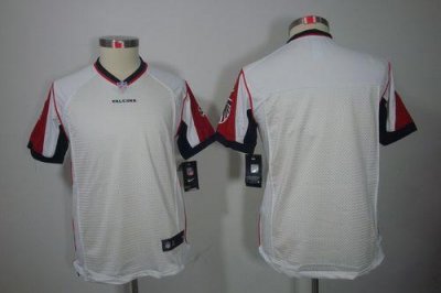 Jerseys Factory Cheap Nike Falcons Blank White Youth Embroidered